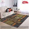 Anaheim Ducks NHL Team Logo Grey Wooden Style Nice Gift Home Decor Rectangle Area Rug – Indoor Outdoor Rugs