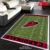 Arizona Cardinals Repeat Rug NFL Team Area Rug Carpet Kitchen Rug – Indoor Outdoor Rugs