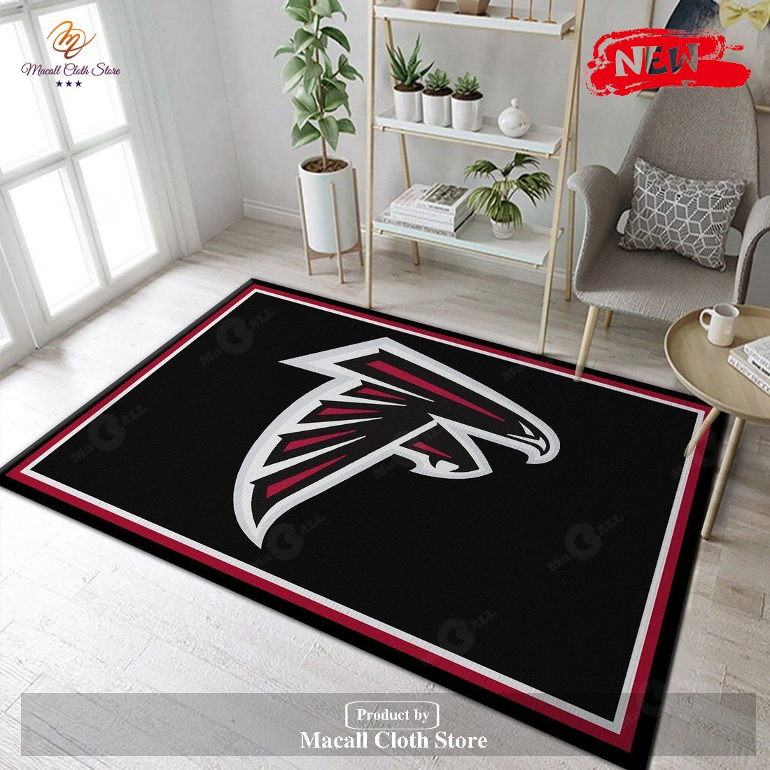 Atlanta Falcons rug Football rug Floor Decor The US Decor - Indoor Outdoor Rugs Atlanta Falcons rug Football rug Floor Decor The US Decor - Indoor Outdoor Rugs
