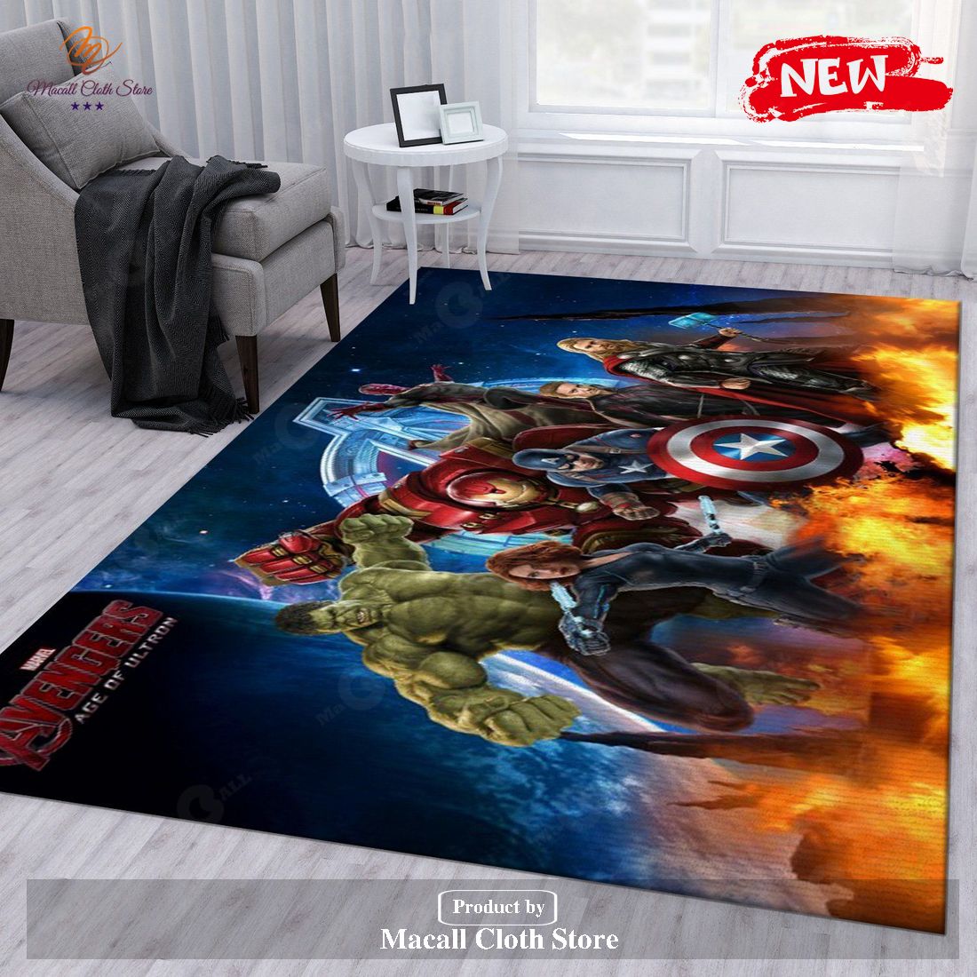 Avenger Ver1 Movie Area Rug Living Room Rug Home Decor Floor Decor - Indoor Outdoor Rugs Avenger Ver1 Movie Area Rug Living Room Rug Home Decor Floor Decor - Indoor Outdoor Rugs