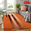 Chicago Bears NFL Team Logo Skull Flower Style Nice Gift Home Decor Rectangle Area Rug – Indoor Outdoor Rugs