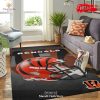 Cincinnati Bengals NFL Team Logo Grey Wooden Style Style Nice Gift Home Decor Rectangle Area Rug – Indoor Outdoor Rugs