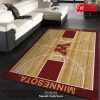 College Home Court Missouri Basketball Team Logo Area Rug Bedroom Rug Home Decor Floor Decor – Indoor Outdoor Rugs