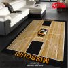 College Home Court North Carolina State Basketball Team Logo Area Rug Kitchen Rug – Indoor Outdoor Rugs
