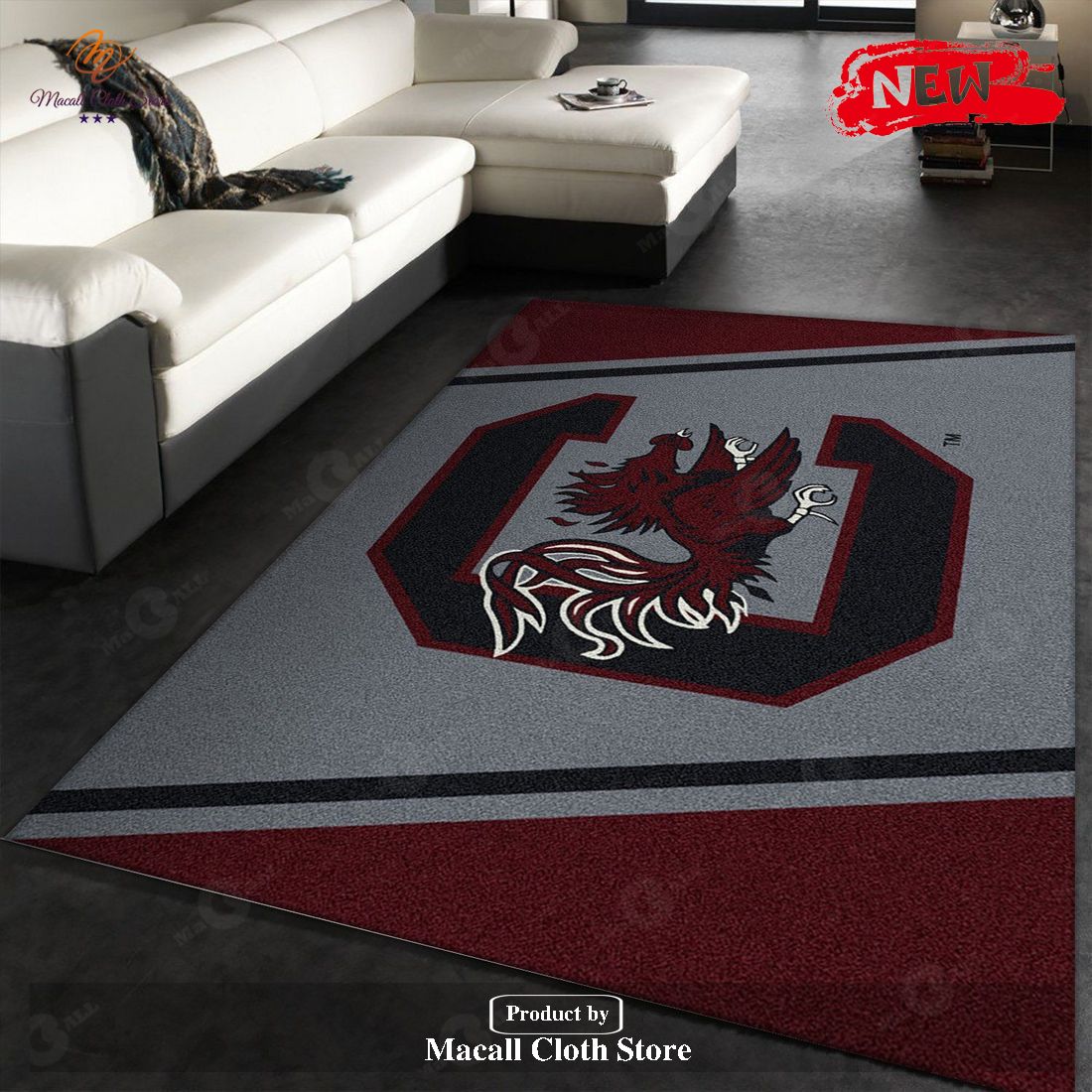 College Spirit South Carolina Sport Area Rug Carpet Team Logo Family Gift US Decor - Indoor Outdoor Rugs College Spirit South Carolina Sport Area Rug Carpet Team Logo Family Gift US Decor - Indoor Outdoor Rugs