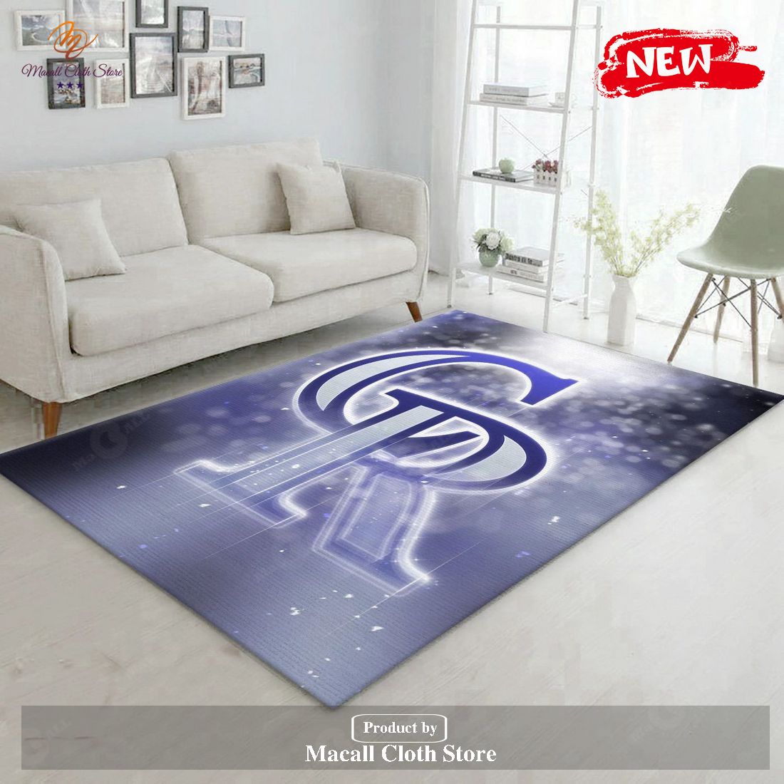 Colorado Rockies NFL Area Rug For Christmas Living Room Rug Home Decor Floor Decor – Indoor Outdoor Rugs