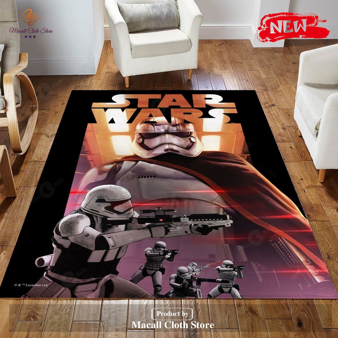Cpt Phasma Area Rug Dark Side vs Light Side - Indoor Outdoor Rugs Cpt Phasma Area Rug Dark Side vs Light Side - Indoor Outdoor Rugs
