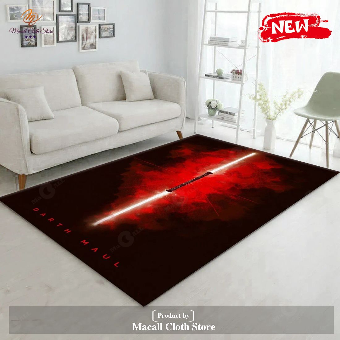 Darth Maul Rug Star Wars Lightsabers Rug Home US Decor – Indoor Outdoor Rugs