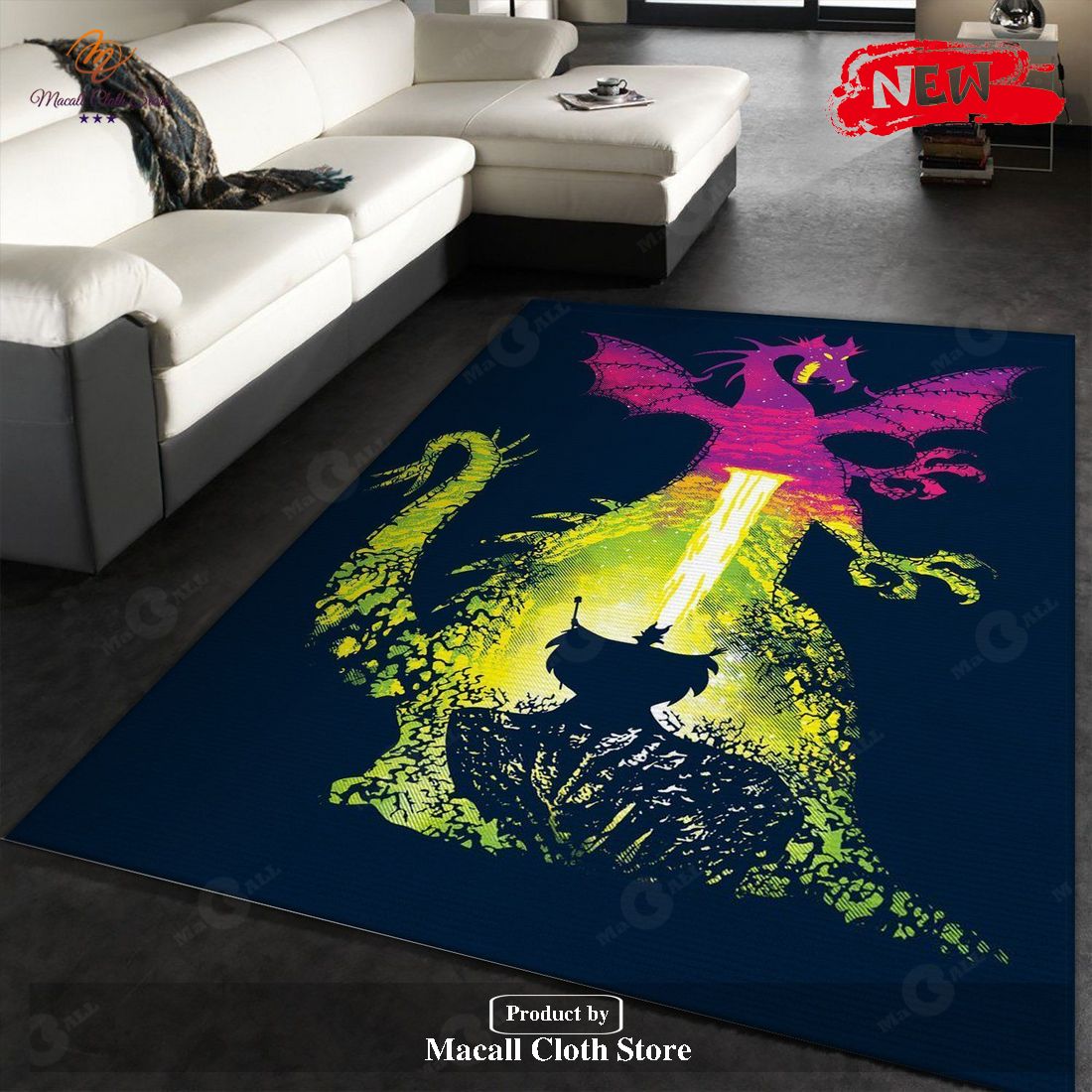 Evil Witch Area Rug Carpet Gift for fans Home Decor Floor Decor – Indoor Outdoor Rugs