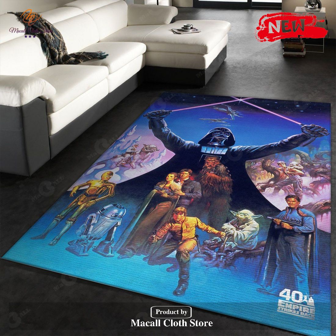 Family Star War Area Rug Carpet Bedroom Rug – Indoor Outdoor Rugs