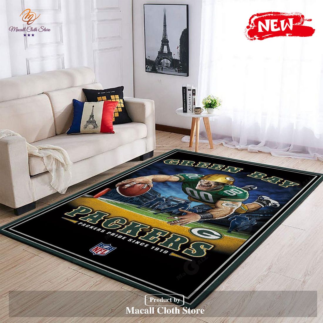 Green Bay Packers NFL Team Pride Nice Gift Home Decor Rectangle Area Rug - Indoor Outdoor Rugs Green Bay Packers NFL Team Pride Nice Gift Home Decor Rectangle Area Rug - Indoor Outdoor Rugs