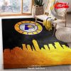 Indiana Hoosiers NCAA Team Logo Nice Gift Home Decor Rectangle Area Rug – Indoor Outdoor Rugs