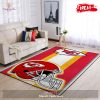 Kansas City Chiefs NFL Logo Area Rug For Gift Living Room Rug- Indoor Outdoor Rugs