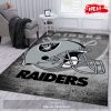 Los Angeles Raiders NFL Rug Bedroom Rug Home US Decor – Indoor Outdoor Rugs