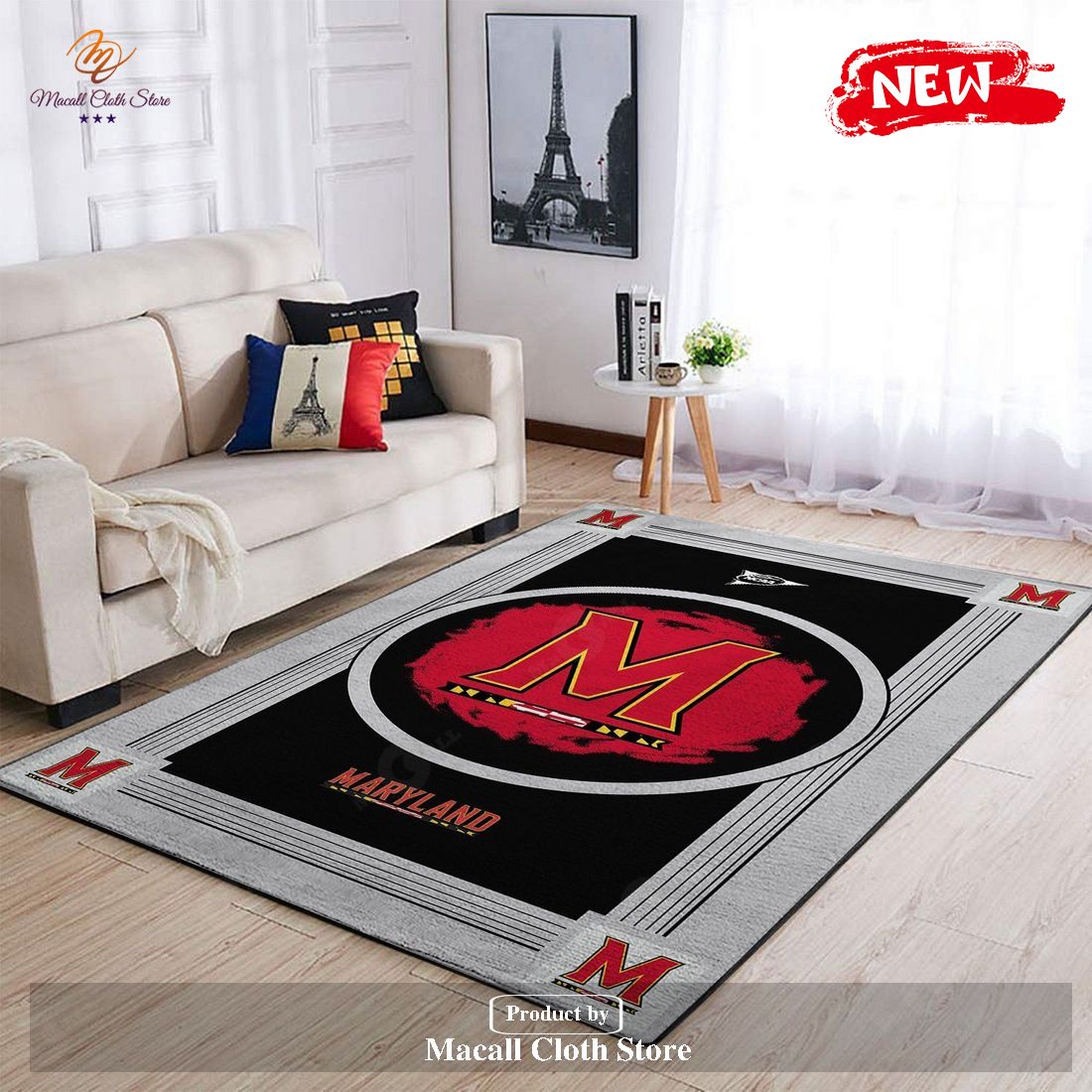Maryland Terrapins Ncaa Team Logo Nice Gift Home Decor Rectangle Area Rug - Indoor Outdoor Rugs Maryland Terrapins Ncaa Team Logo Nice Gift Home Decor Rectangle Area Rug - Indoor Outdoor Rugs