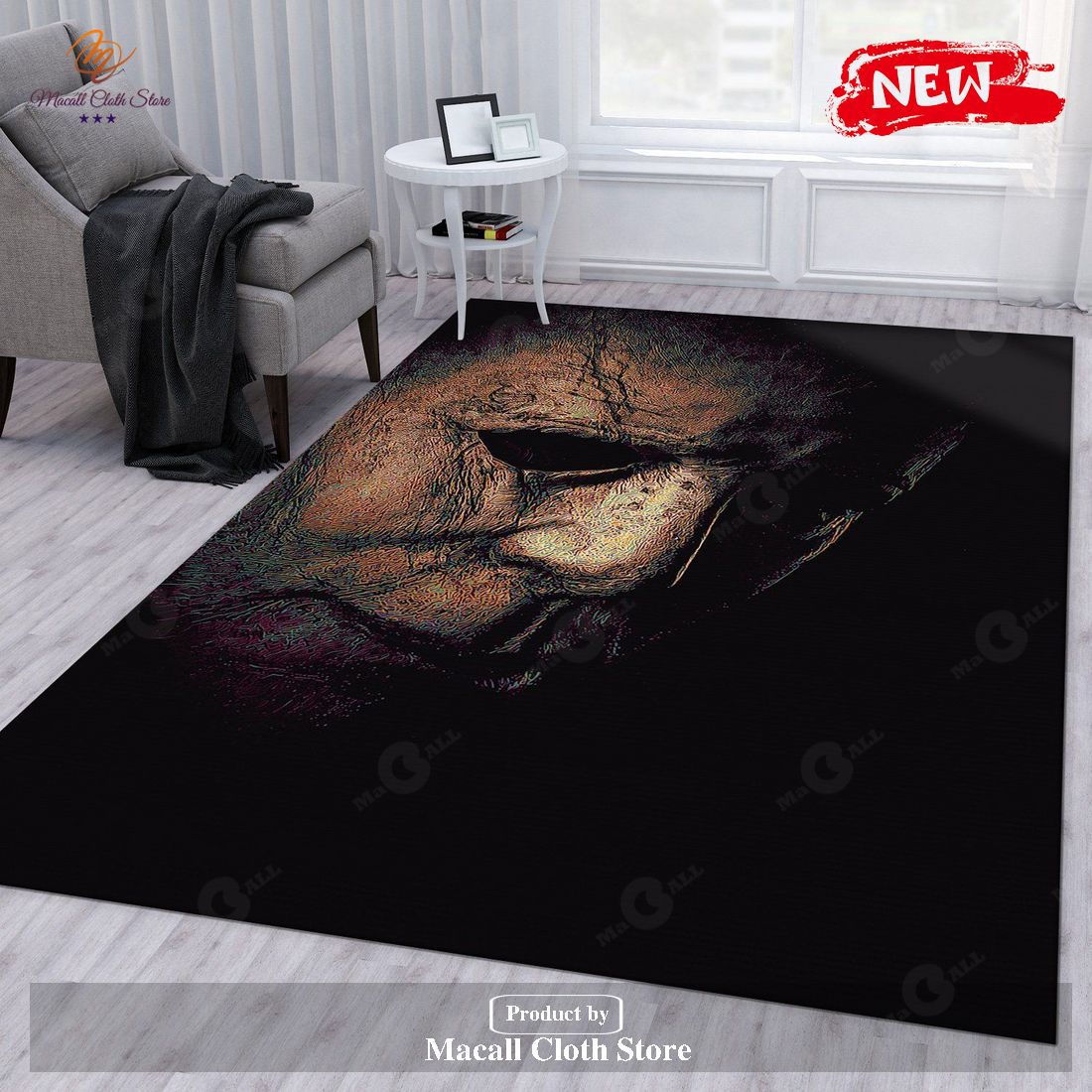 Michael Myers Vectorart Rug Living Room Rug Home US Decor - Indoor Outdoor Rugs Michael Myers Vectorart Rug Living Room Rug Home US Decor - Indoor Outdoor Rugs