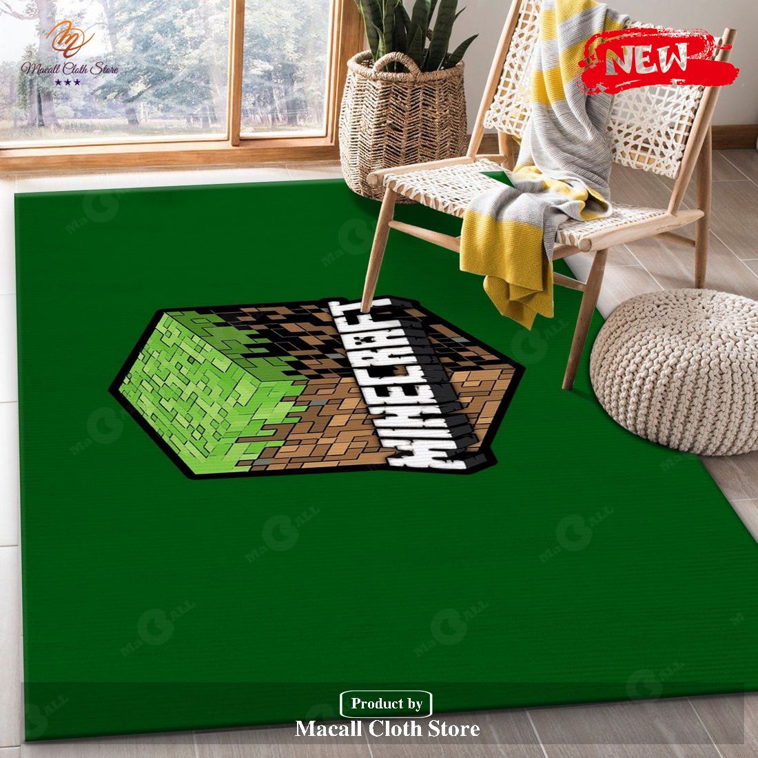 Minecraft Area Rug For Christmas Bedroom Rug Family Gift US Decor - Indoor Outdoor Rugs Minecraft Area Rug For Christmas Bedroom Rug Family Gift US Decor - Indoor Outdoor Rugs