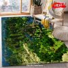 Minecraft Ft Window Gaming Area Rug Bedroom Rug Christmas Gift US Decor – Indoor Outdoor Rugs