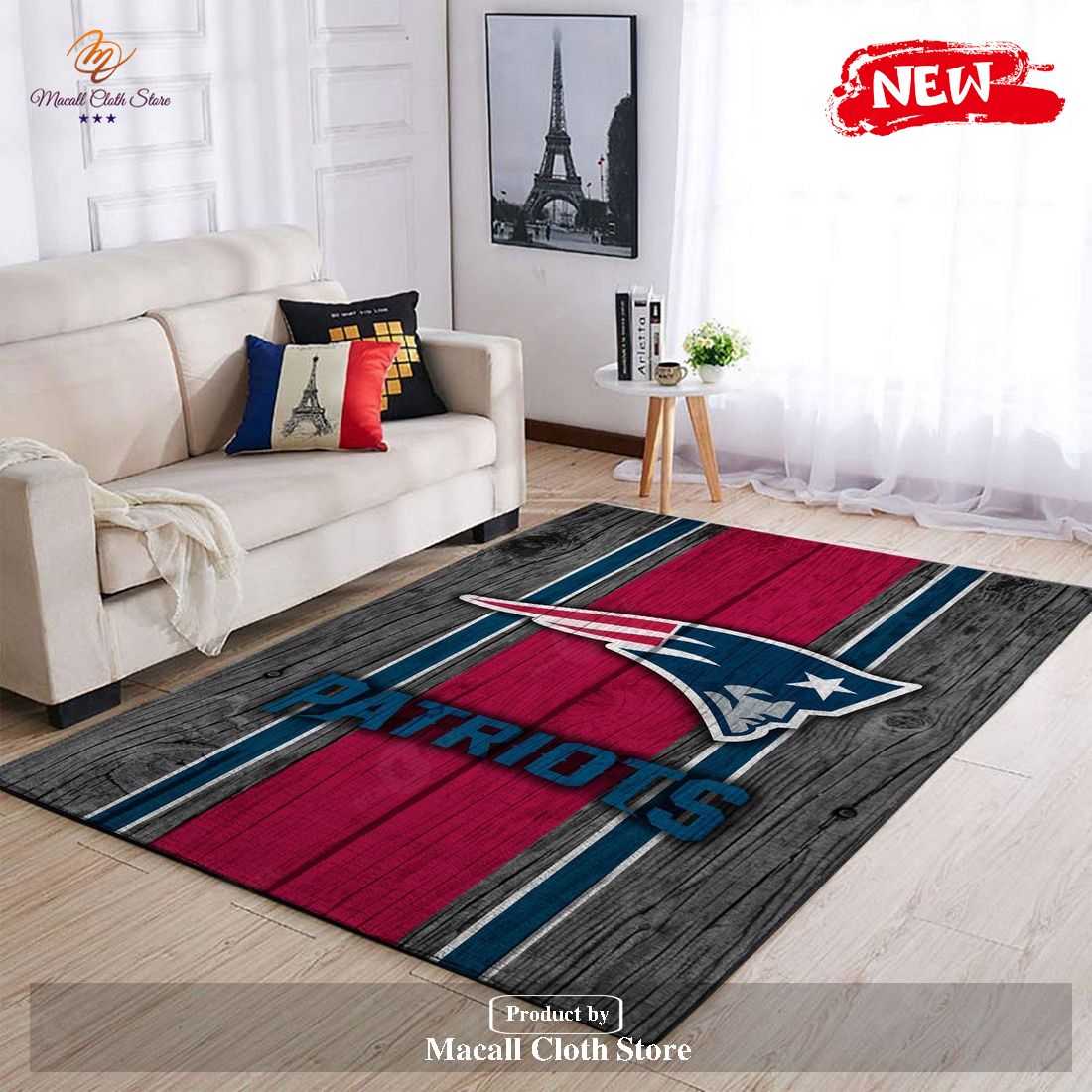 New England Patriots NFL Team Logo Wooden Style Style Nice Gift Home Decor Rectangle Area Rug - Indoor Outdoor Rugs New England Patriots NFL Team Logo Wooden Style Style Nice Gift Home Decor Rectangle Area Rug - Indoor Outdoor Rugs