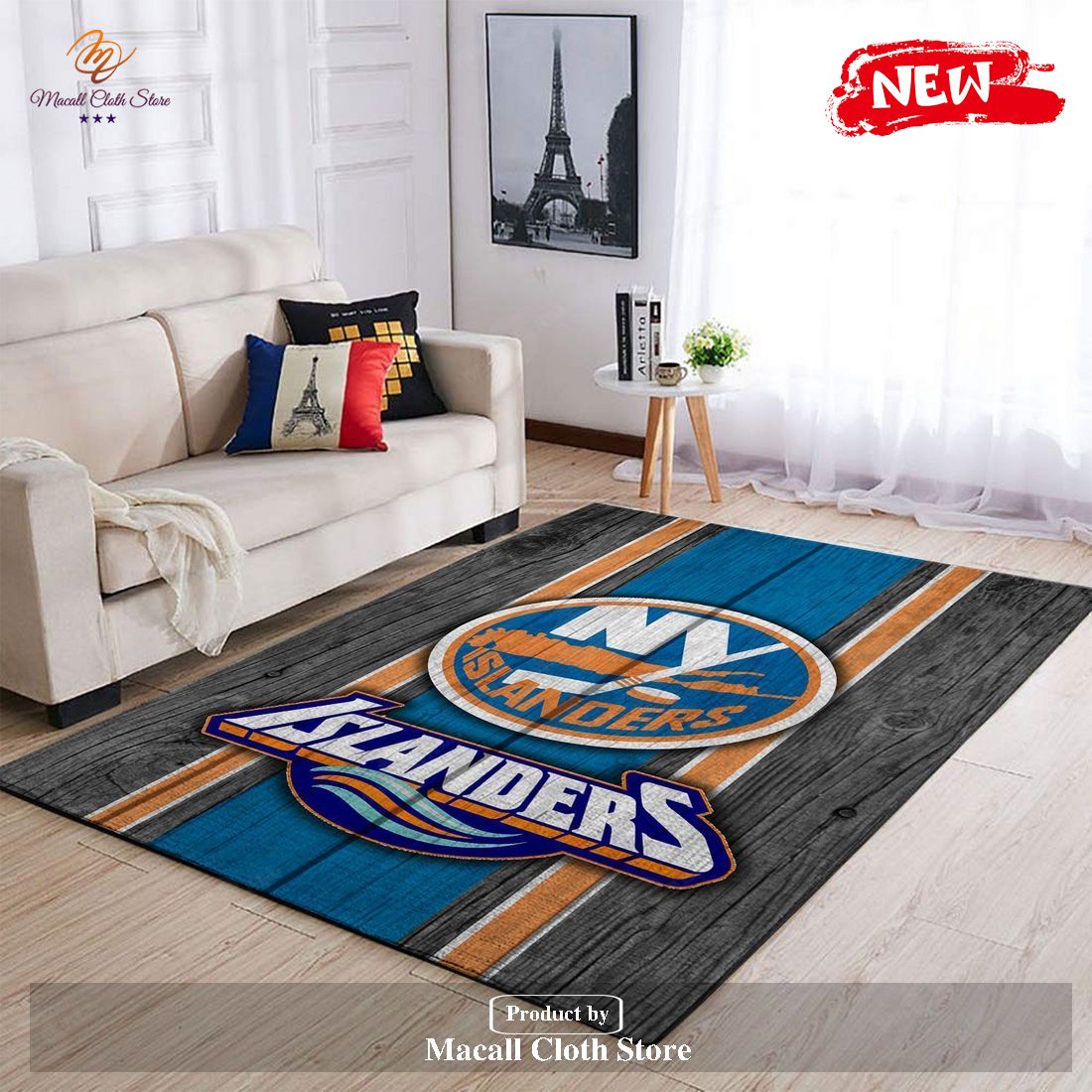 New York Islanders NHL Team Logo Style Nice Gift Home Decor Rectangle Area Rug - Indoor Outdoor Rugs New York Islanders NHL Team Logo Style Nice Gift Home Decor Rectangle Area Rug - Indoor Outdoor Rugs