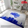 Orlando Magic Nba Team Logo Skull Style Nice Gift Home Decor Area Rug Rugs For Living Room – Indoor Outdoor Rugs