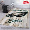Philadelphia 76ers Nba Team Logo Grey Wooden Style Nice Gift Home Decor Rectangle Area Rug – Indoor Outdoor Rugs