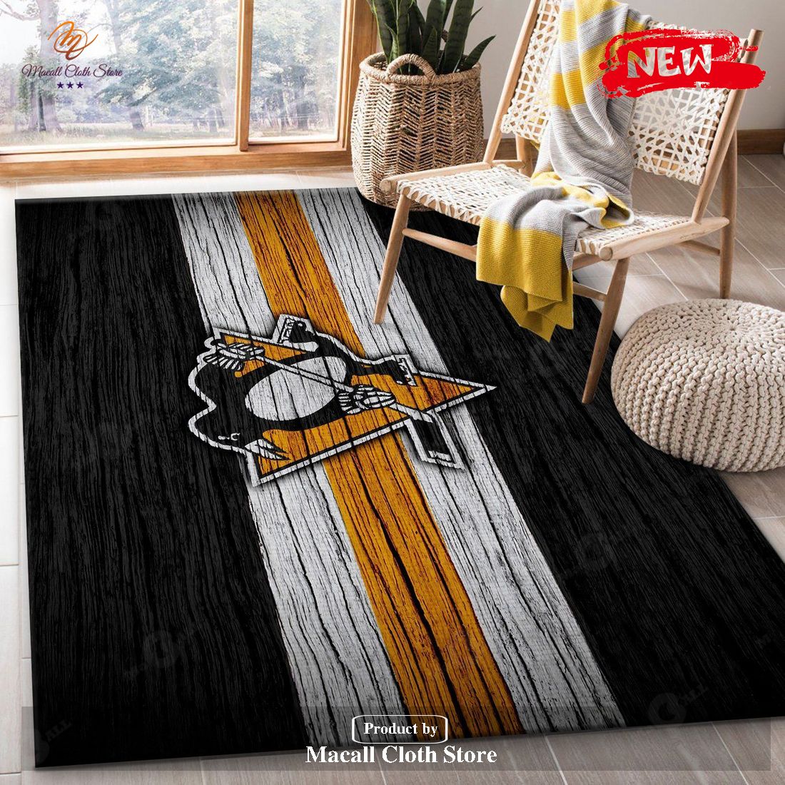 Pittsburgh Penguins Rug Area Rug Floor Decor - Indoor Outdoor Rugs Pittsburgh Penguins Rug Area Rug Floor Decor - Indoor Outdoor Rugs