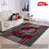 Portland Trailblazers Nba Team Logo Grey Wooden Style Nice Gift Home Decor Rectangle Area Rug – Indoor Outdoor Rugs