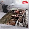 Purdue University Repeating Logo Rug NCAA Area Rug Kitchen Rug – Indoor Outdoor Rugs