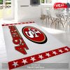 San Francisco 49ers Fade Rug NFL Team Area Rug Living Room Rug Christmas Gift – Indoor Outdoor Rugs
