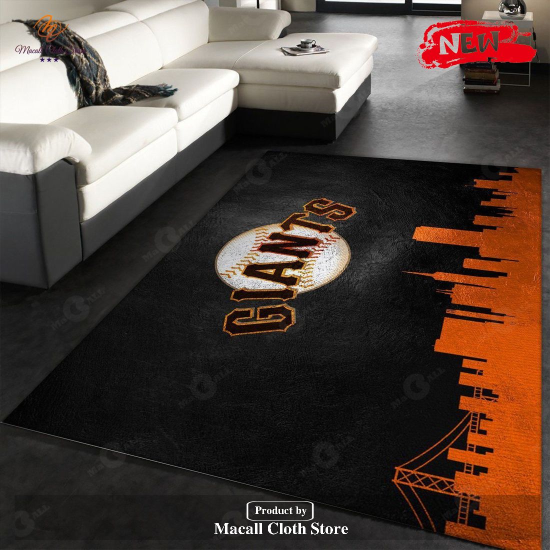 San Francisco Giants Area Rug For Christmas Kitchen Rug – Indoor Outdoor Rugs
