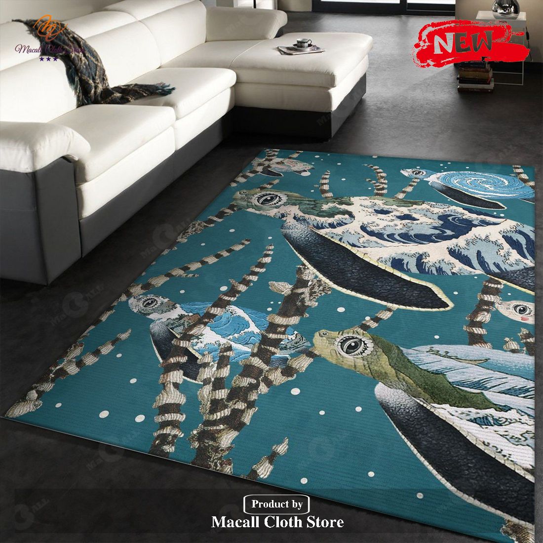 Sea Turtle Migration Area Rug For Christmas Kitchen Rug Christmas Gift - Indoor Outdoor Rugs Sea Turtle Migration Area Rug For Christmas Kitchen Rug Christmas Gift - Indoor Outdoor Rugs