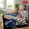 Seattle Seahawks NFL Logo Area Rug For Gift Bedroom Rug- Indoor Outdoor Rugs