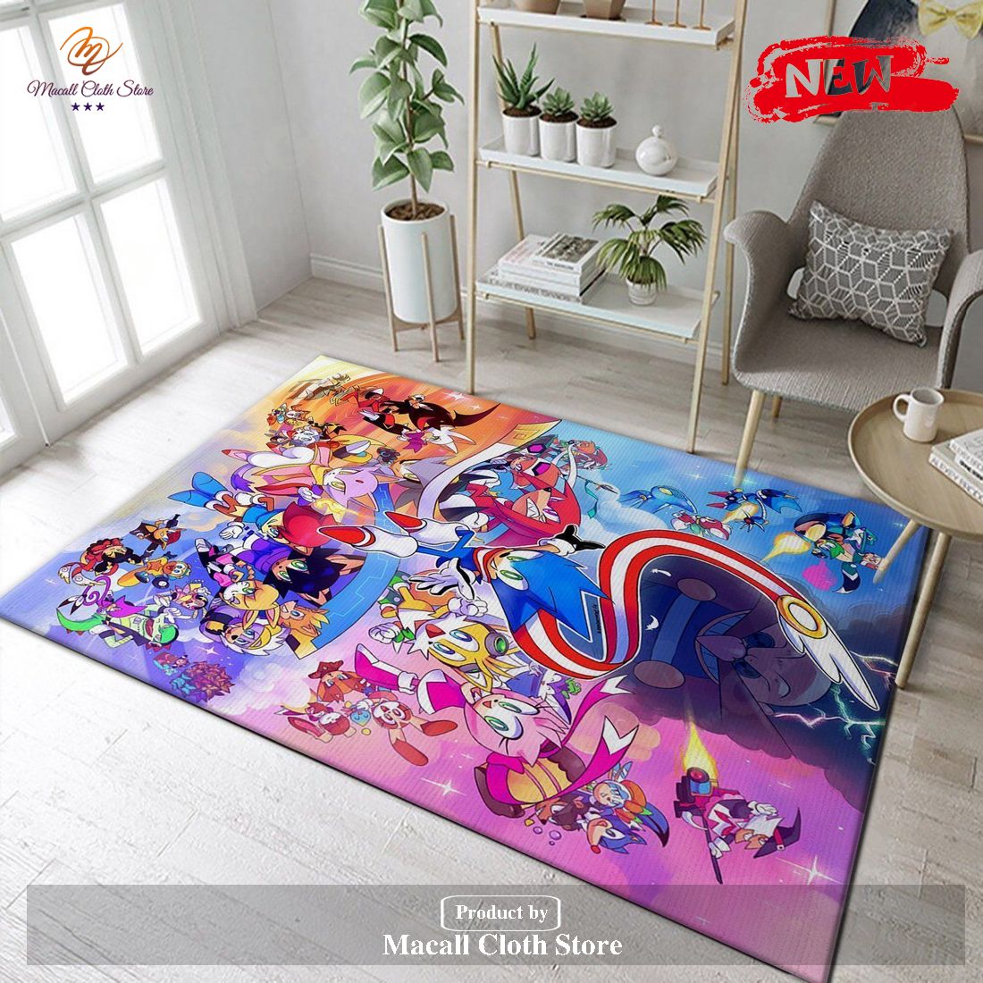 Sonic Skyline 3 Anniversary Area Rug Kitchen Rug – Indoor Outdoor Rugs