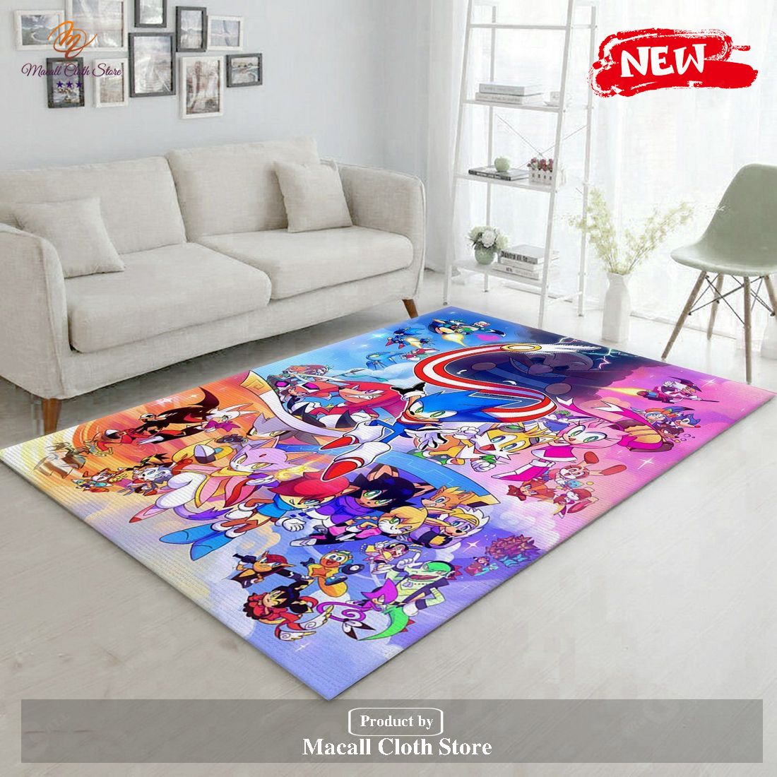 Sonic Skyline 3 Anniversary Area Rug Kitchen Rug – Indoor Outdoor Rugs