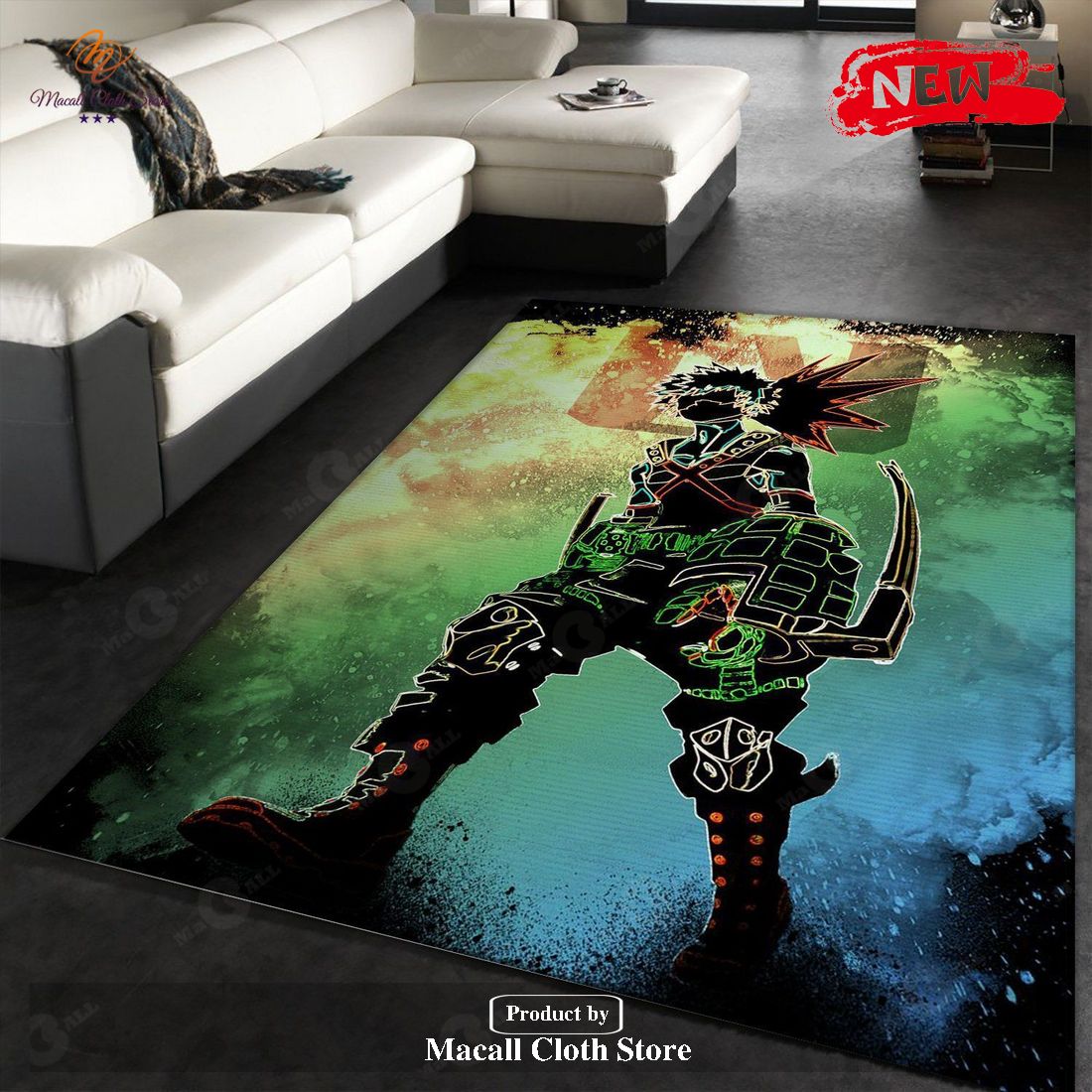 Soul Of Explosion Power Area Rug Gift for fans – Indoor Outdoor Rugs