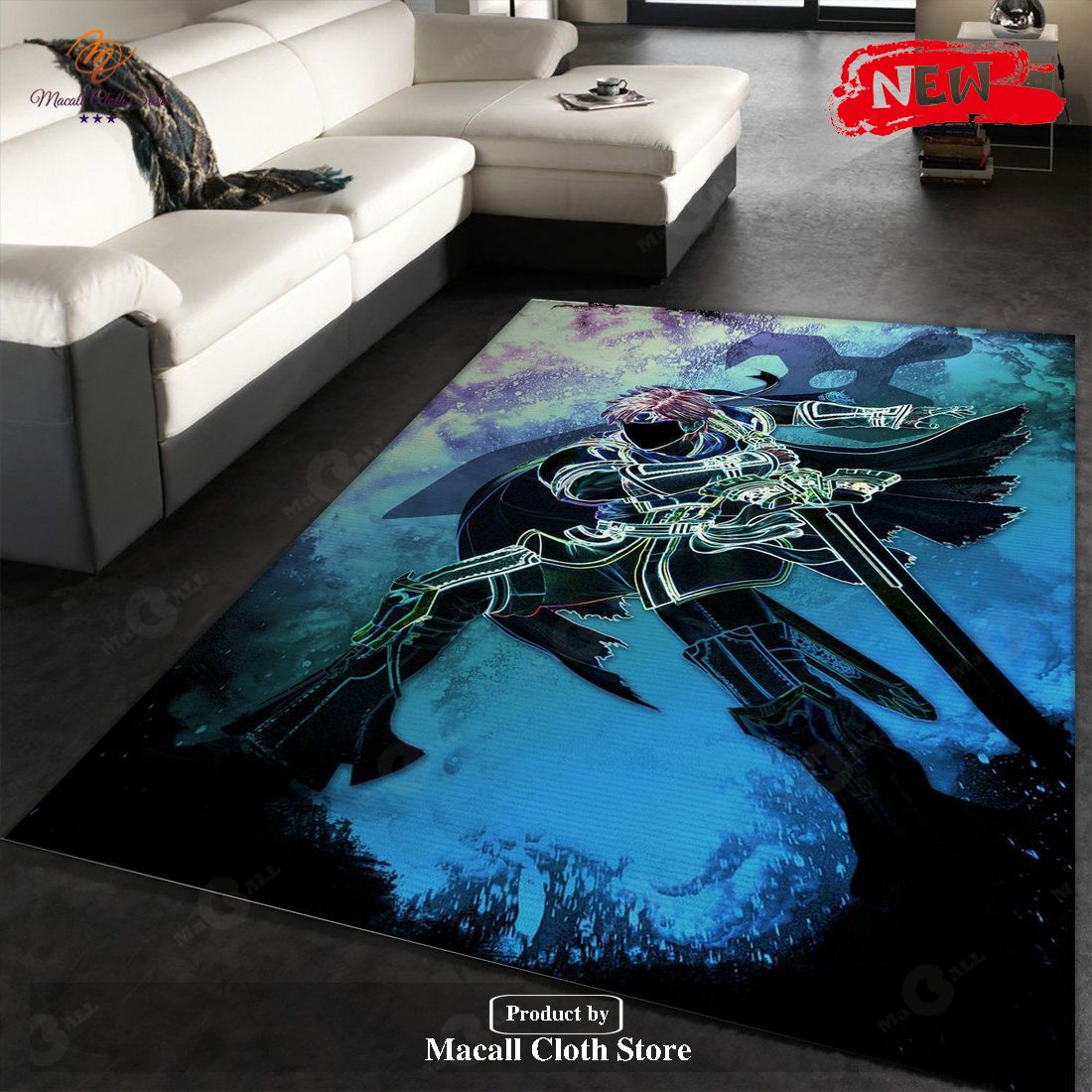Soul Of The Binding Blade Area Rug For Christmas Kitchen Rug Home Decor Floor Decor – Indoor Outdoor Rugs