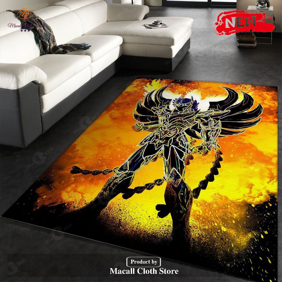 Soul Of The God Phoenix Manga Hero Area Rug Bedroom Christmas Gift – Indoor Outdoor Rugs