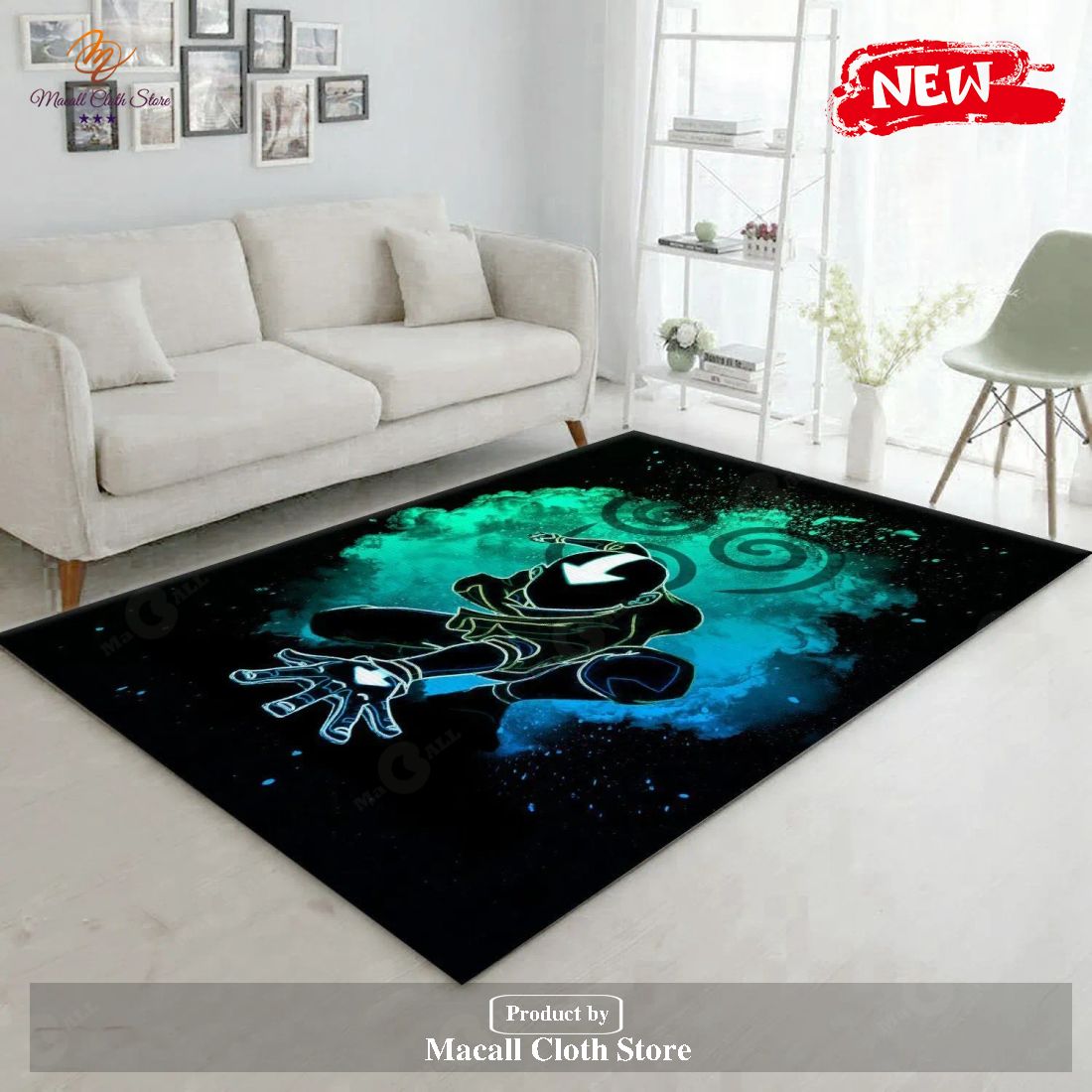 Soul Of The Last Airbender Manga Hero Area Rug Gift for fans – Indoor Outdoor Rugs