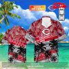 Personalized Name MLB Cleveland Guardians Palm Tree Hawaiian Shirt and Short