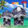 Personalized Name MLB Detroit Tigers Palm Tree Hawaiian Shirt and Short