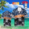 Personalized Name MLB Kansas City Royals Palm Tree Hawaiian Shirt and Short