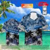 Personalized Name MLB Los Angeles Angels Palm Tree Hawaiian Shirt and Short