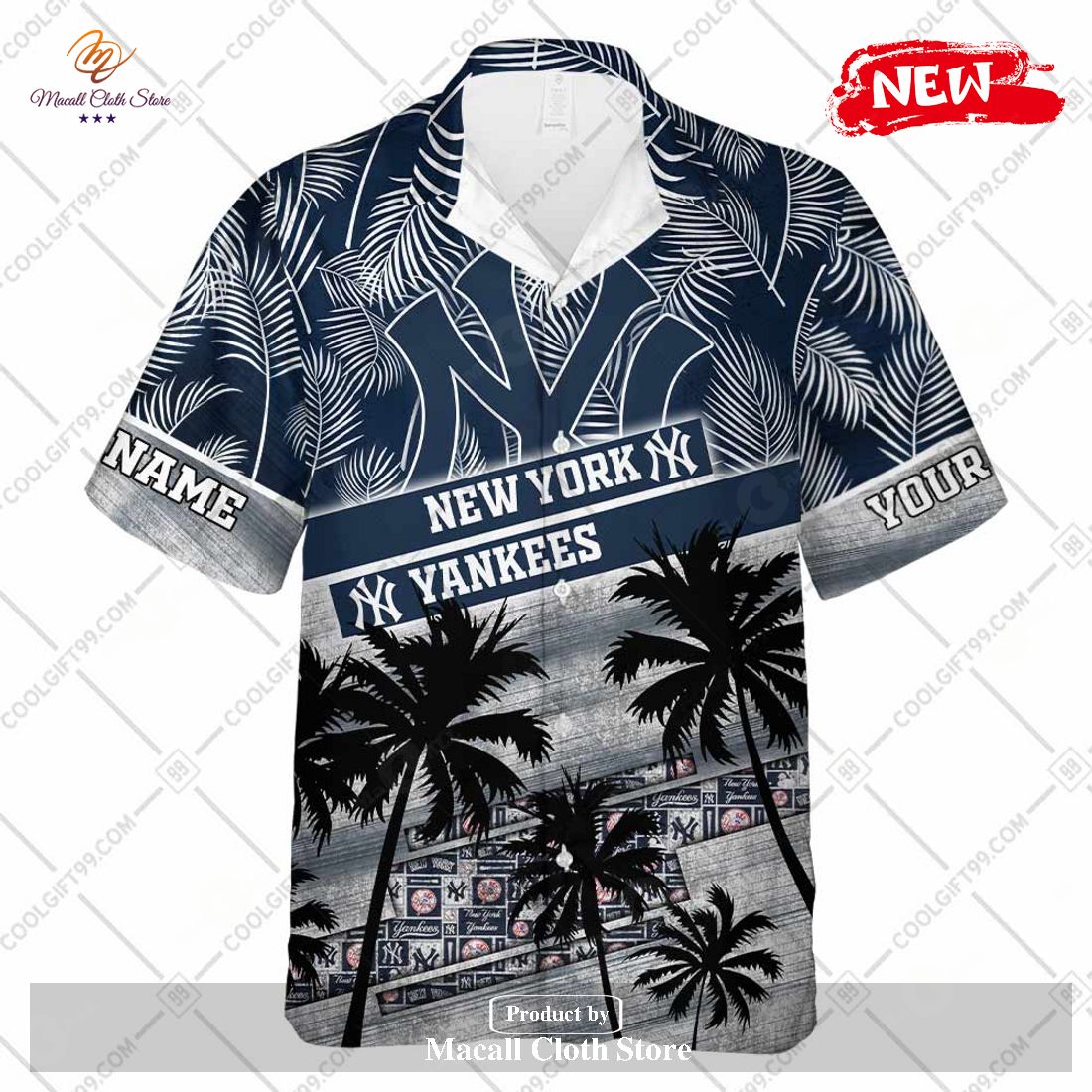 Cheap Palm Tree MLB Baseball New York Yankees Hawaiian Shirt, NY Yankees  Merchandise - Allsoymade