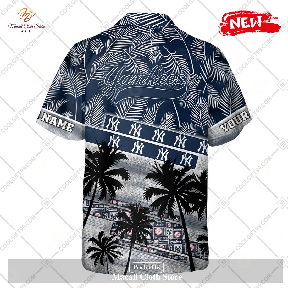 Personalized Tropical Plant MLB Baseball NY Yankees Hawaiian Shirt, Cheap  New York Yankees Merch - Allsoymade