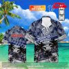 Personalized Name MLB Toronto Blue Jays Palm Tree Hawaiian Shirt and Short
