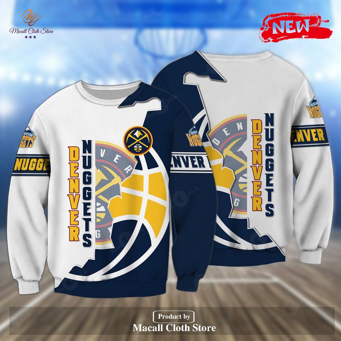 Denver Nuggets NBA Gift For Fan Hoodie Sweatshirt 3D Denver Nuggets NBA Gift For Fan Hoodie Sweatshirt 3D