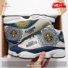 Denver Nuggets NBA New Yellow Air Jordan 13 For Fans POD Design