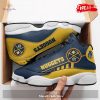 Denver Nuggets NBA Premium Blue Air Jordan 13 For Fan POD Design