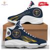 Denver Nuggets NBA Yellow Air Jordan 13 Gift For Fans POD Design